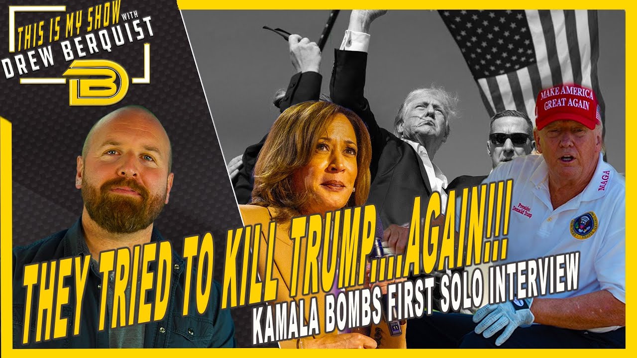 They Tried to Assassinate Trump…Again! | Kamala Bombs First Solo Interview | 9.16.24